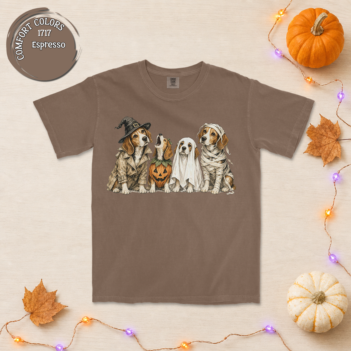 Beagle Halloween Squad Tee – Cute Halloween Costume Beagles Shirt