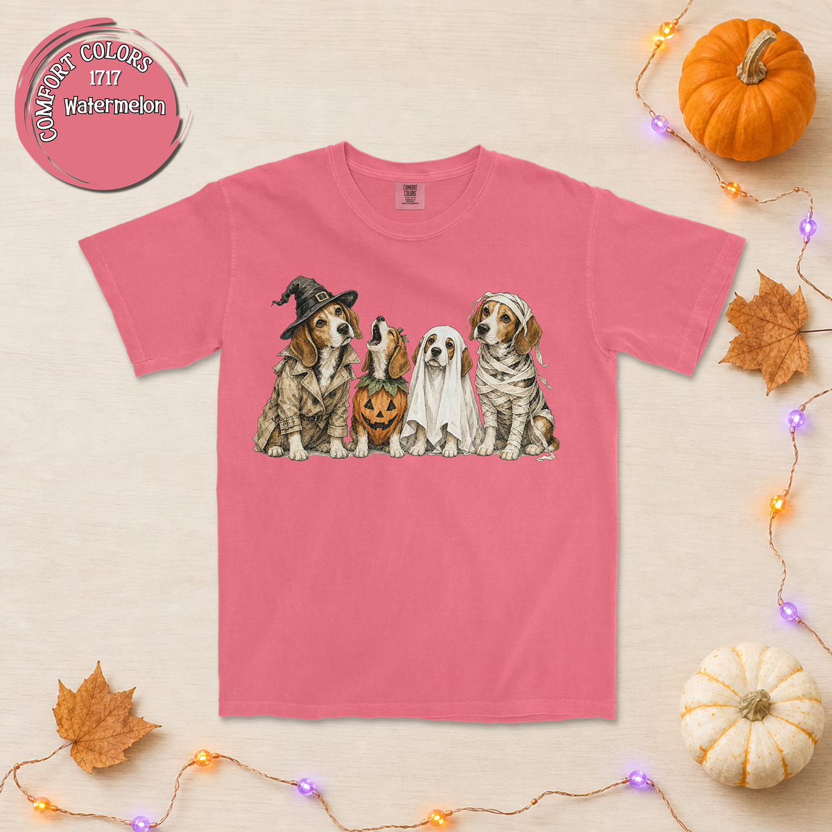 Beagle Halloween Squad Tee – Cute Halloween Costume Beagles Shirt