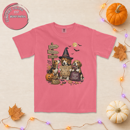 Beagle's Halloween Map Tee – Trick or Treat Beagle Squad Shirt
